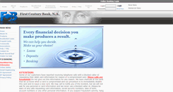 Desktop Screenshot of myfirstcenturybank.com